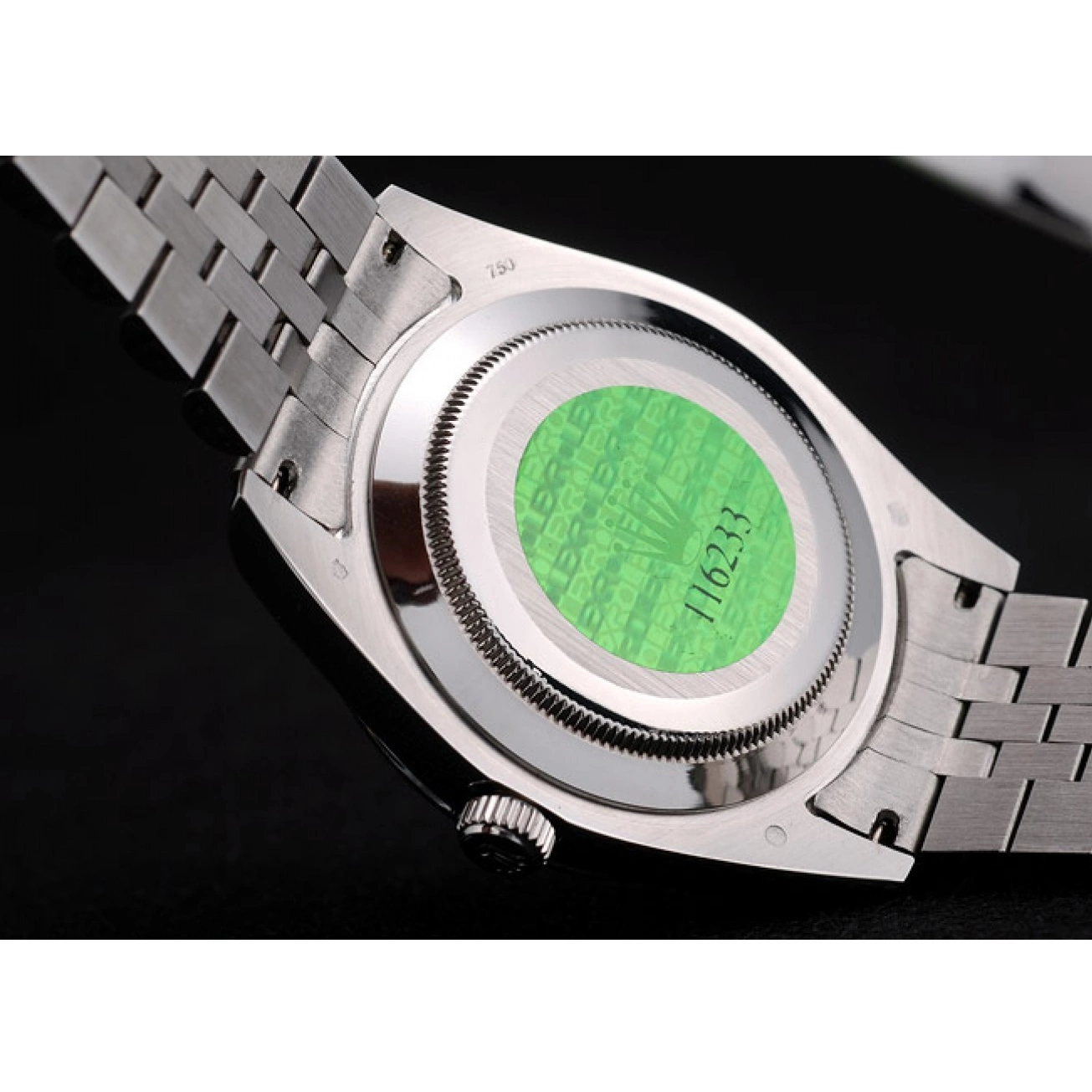 Good copy rolex watches Dial Silver Steel DateJust Rolex Ribbed Flower Stainless 41983 Bezel 0801